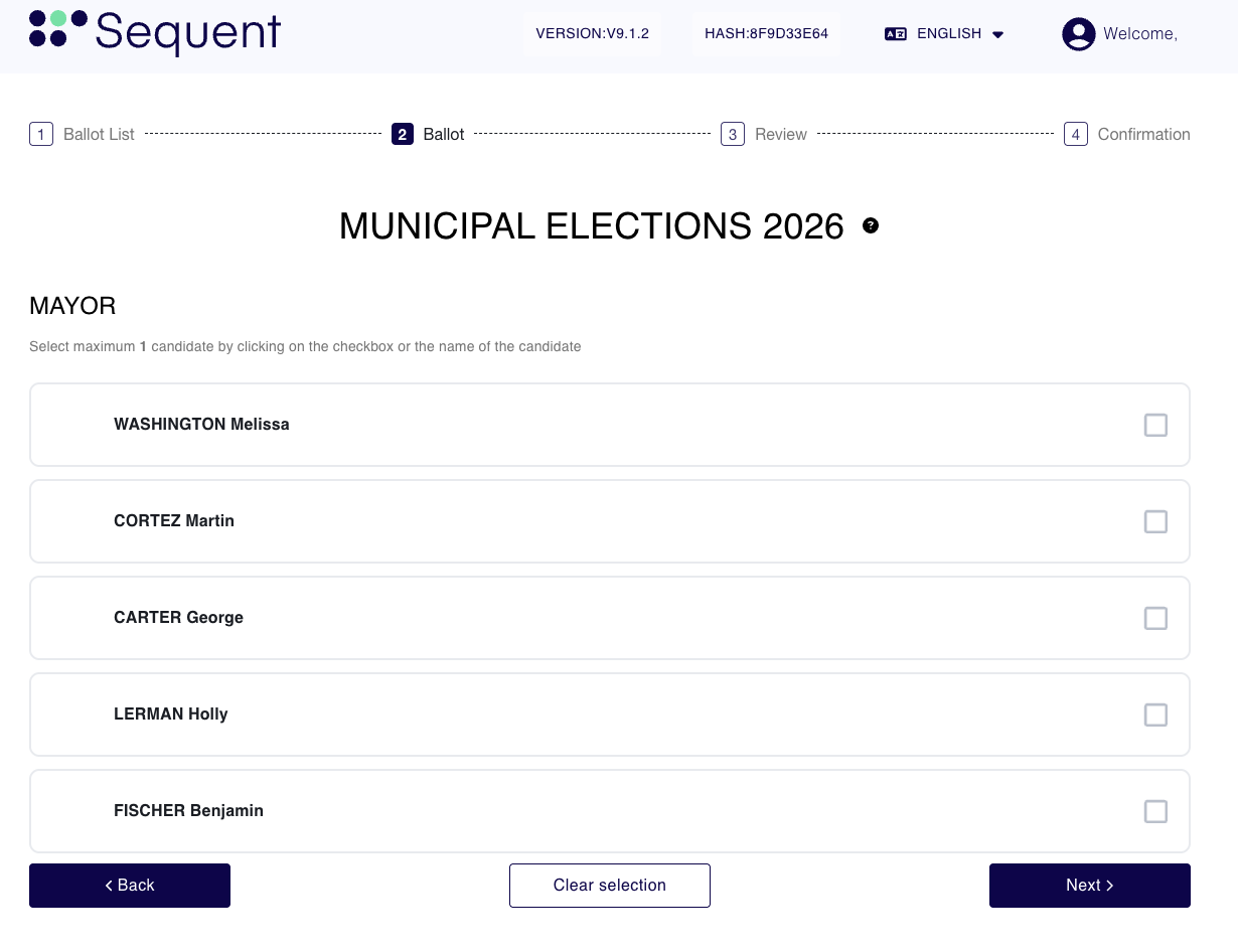Ballot Marking