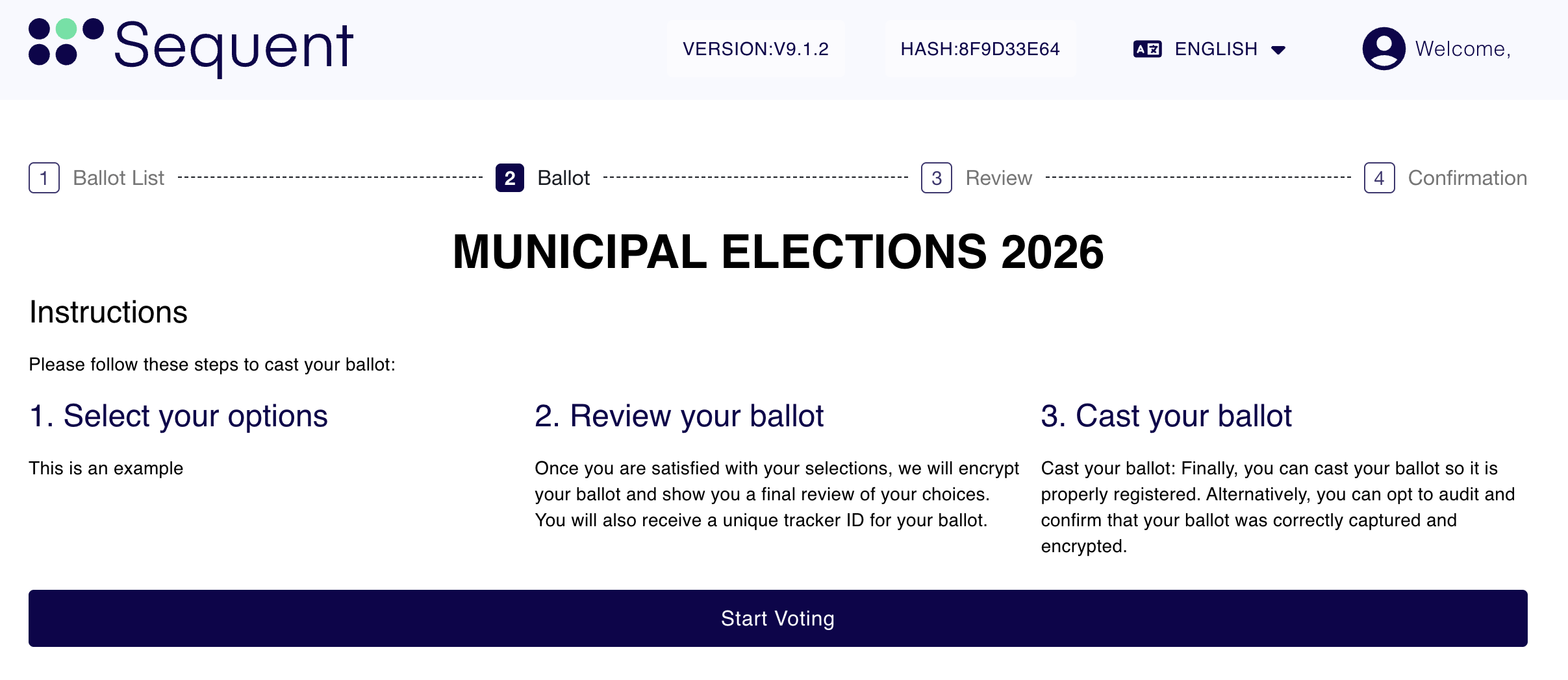 Voter Instructions